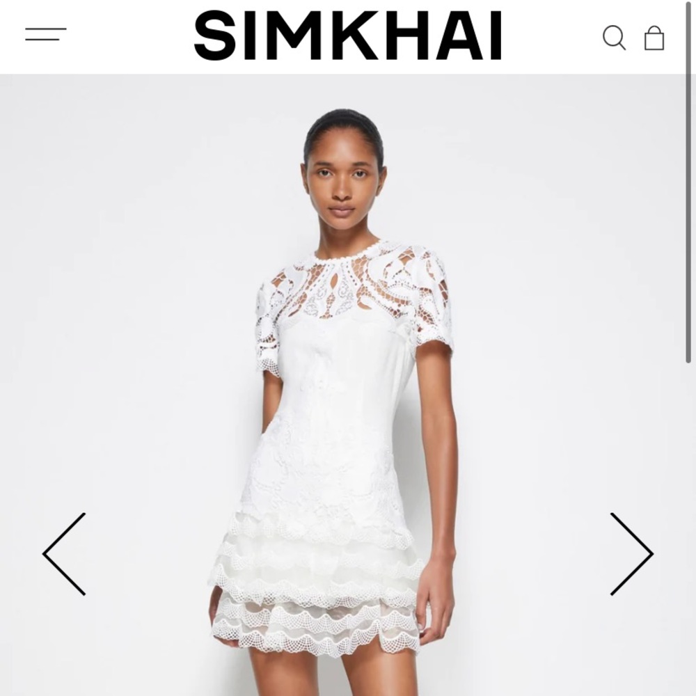 BRAND NEW WITH TAGS - Jonathan Simkhai Dress SIGNATURE PAISLEE TEE DRESS